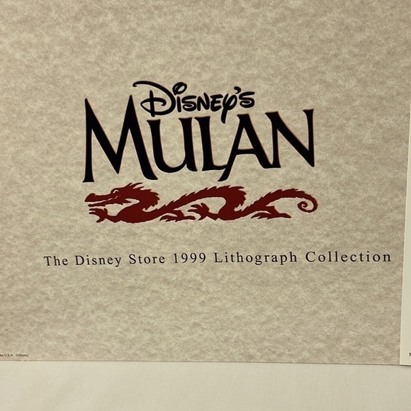 COPY - Disney’s Mulan Lithograph - Picture 6 of 8